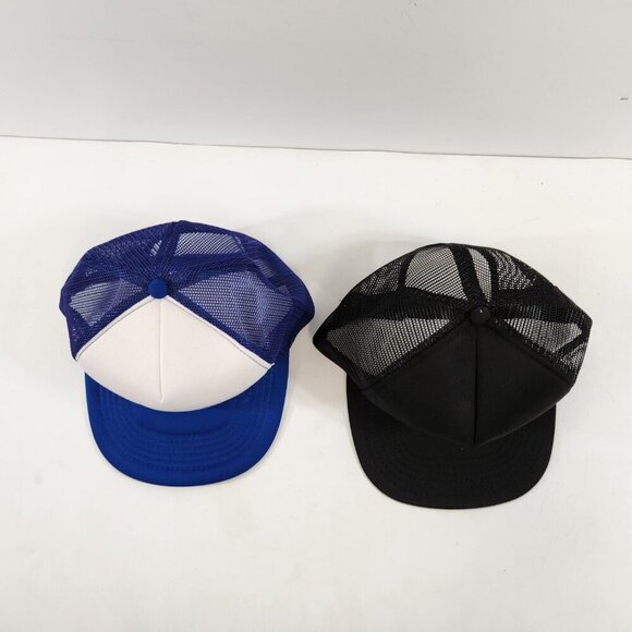 Hayes Dana Vintage Trucker Hats Perfect Circle Rainbow Adjustable - Picture 4 of 12